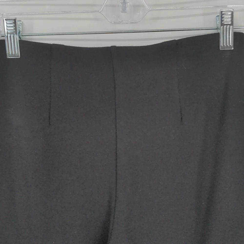 Lysse‎ Raya Womens Lace Trim High Rise Cropped Pants Size Extra Small Black - Picture 9 of 12